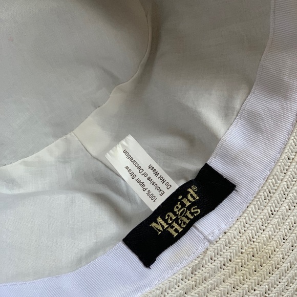 Magid Hats | Black and White Floppy Fashion Hat - Picture 8 of 8